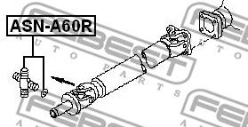 Купить FEBEST ASN-A60R Крестовина карданного вала 30,2x94 ASN-A60R