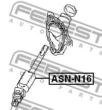 Купить FEBEST ASN-N16 Вал карданный рулевой NISSAN ALMERA N16 (UKP) 2000-2006 ASN-N16