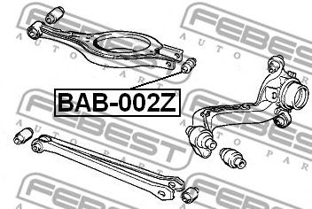 Купить FEBEST BAB-002Z Сайлентблок BAB-002Z