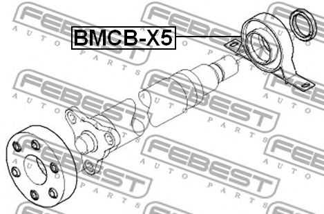 Купить FEBEST BMCB-X5 Подшипник опоры карданного вала BMW X5 E53 1999-2006 BMCB-X5