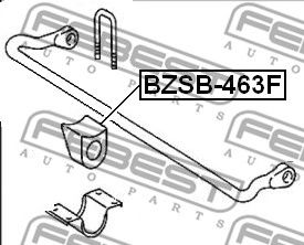 Купить запчасть FEBEST - BZSB463F 