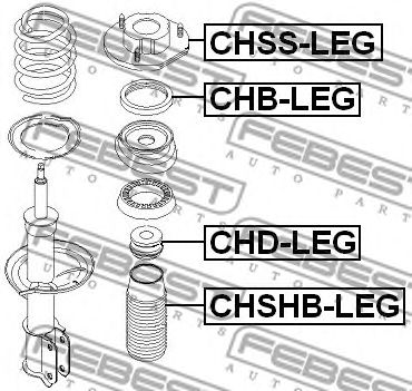 Купить FEBEST CHB-LEG Подшипник опоры амортизатора CHB-LEG