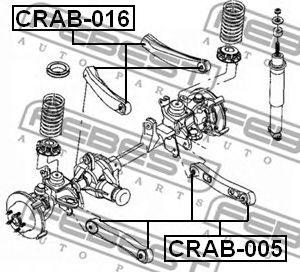 Купить FEBEST CRAB-016 Сайлентблок CRAB-016