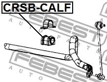 Купить FEBEST CRSB-CALF Втулка стабилизатора DODGE CALIBER 2007-2012 CRSB-CALF