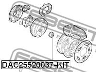 Купить запчасть FEBEST - DAC25520037KIT 