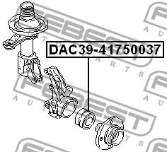 Купить запчасть FEBEST - DAC3941750037 