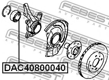 Купить запчасть FEBEST - DAC40800040 