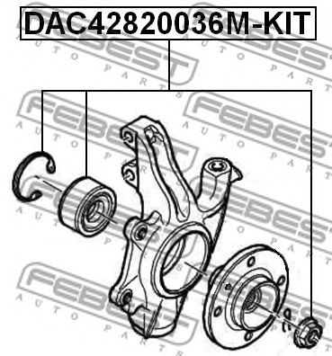 Купить запчасть FEBEST - DAC42820036MKIT 