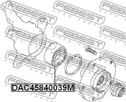 Купить FEBEST DAC45840039M Подшипник ступицы DAC45840039M