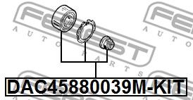 Купить FEBEST DAC45880039M-KIT Подшипник ступицы передний DAC45880039M-KIT