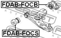 Купить FEBEST FDAB-FOCB Сайлентблок рычага задний (гидравл) FORD FOCUS I FDAB-FOCB
