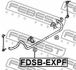 Купить запчасть FEBEST - FDSBEXPF 