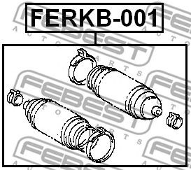 Купить FEBEST FERKB-001 Пыльник рулевой TOYOTA CAMRY ACV3#/MCV3# 2001-2006 FERKB-001