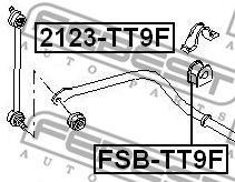 Купить FEBEST FSB-TT9F Втулка стабилизатора передняя FORD TRANSIT TT9 2006­2013 (20мм) FSB-TT9F