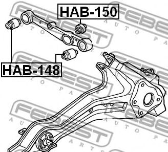Купить FEBEST HAB-148 Сайлентблок HAB-148