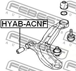 Купить запчасть FEBEST - HYABACNF 