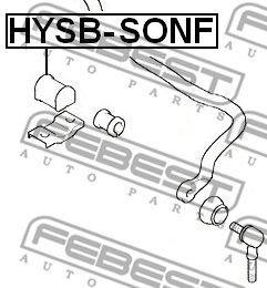 Купить запчасть FEBEST - HYSBSONF 