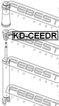 Купить FEBEST KD-CEEDR Отбойник амортизатора KD-CEEDR