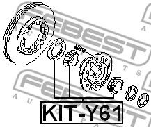 Купить FEBEST KIT-Y61 Подшипники полуоси комплект KIT-Y61