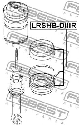 Купить FEBEST LRSHB-DIIIR Пыльник амортизатора задний ПОДХОДИТ ДЛЯ Land Rover DISCOVERY III 2005-2009 LRSHB-DIIIR