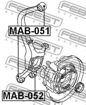 Купить FEBEST MAB-051 Сайлентблок MAB-051