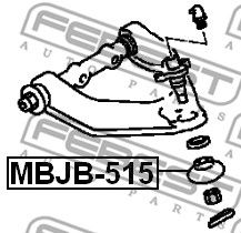 Купить FEBEST MBJB-515 Пыльник шаровой опоры MBJB-515