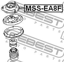 Купить FEBEST MSS-EA8F Опора амортизатора MSS-EA8F