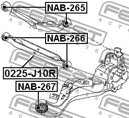 Купить FEBEST NAB-267 Сайлентблок NAB-267