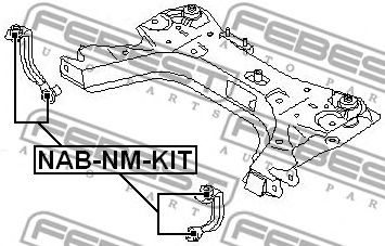 Купить FEBEST NAB-NM-KIT Сайлентблоки комплект NAB-NM-KIT