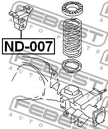 Купить FEBEST ND-007 Отбойник амортизатора ND-007