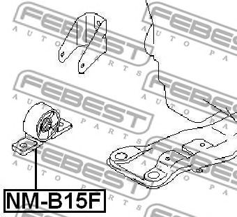 Купить FEBEST NM-B15F Опора двигателя NM-B15F