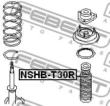 Купить FEBEST NSHB-T30R Пыльник амортизатора задний NISSAN PRIMERA P12 2001-2007 NSHB-T30R