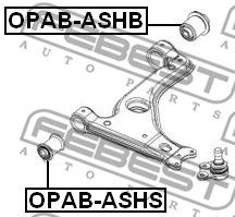 Купить FEBEST OPAB-ASHB Сайлентблок рычага задний OPEL ASTRA H OPAB-ASHB
