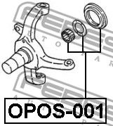 Купить FEBEST OPOS-001 Подшипник поворотного кулака OPEL FRONTERA B 1998-2004 OPOS-001