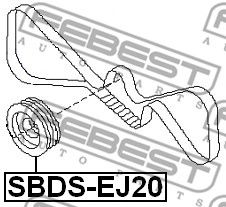 Купить FEBEST SBDSEJ20 шкив коленвала!\ Subaru Forester/Impreza 1.5/2.0 02->