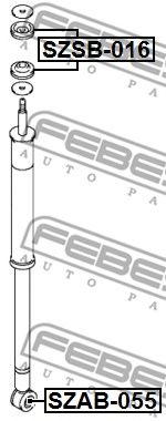 Купить FEBEST SZSB-016 Втулка амортизатора SUZUKI SX4 RW415/RW416/RW419/RW420 2006-2013 SZSB-016