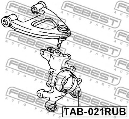 Купить FEBEST TAB-021RUB Сайлентблок TAB-021RUB