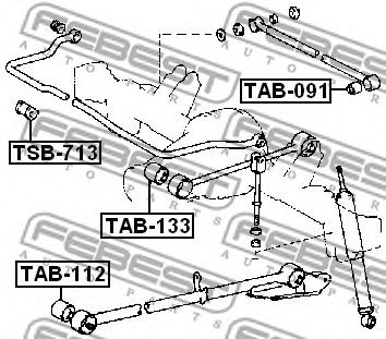 Купить FEBEST TAB-091 Сайлентблок TAB-091
