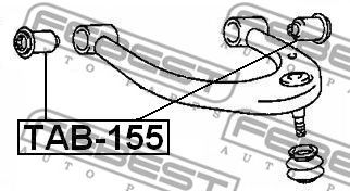 Купить FEBEST TAB-155 Сайлентблок TAB-155