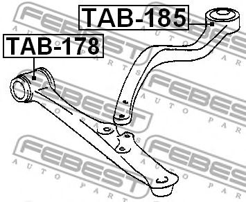 Купить FEBEST TAB-185 Сайлентблок TAB-185