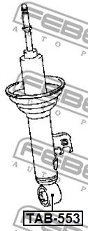Купить FEBEST TAB-553 Сайлентблок амортизатора передний TAB-553