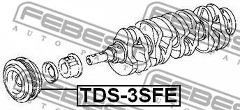 Купить FEBEST TDS3SFE шкив коленвала!\ Toyota Carina 92-97