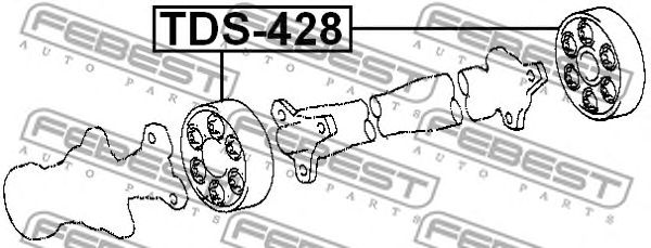 Купить FEBEST TDS-428 Муфта карданного вала TDS-428
