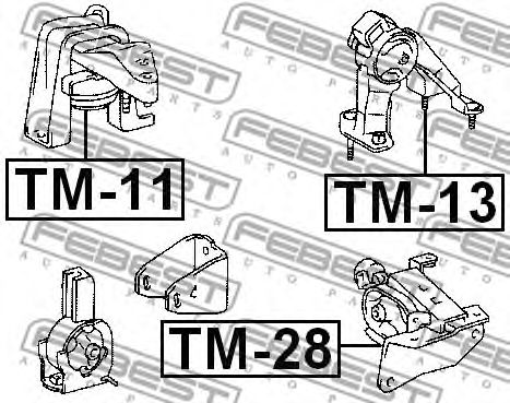 Купить FEBEST TM-11 Опора двигателя TM-11