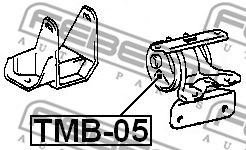 Купить FEBEST TMB-05 Опора двигателя TMB-05