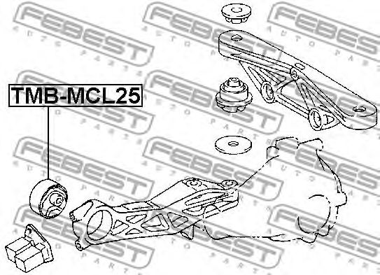 Купить FEBEST TMB-MCL25 Опора дифференциала TMB-MCL25