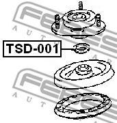 Купить FEBEST TSD-001 Шайба подшипника опоры амортизатора TSD-001