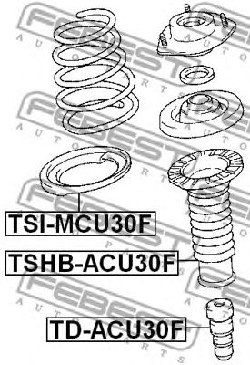 Купить FEBEST TSHB-ACU30F Пыльник амортизатора TSHB-ACU30F