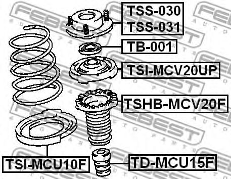 Купить FEBEST TSHB-MCV20F Пыльник амортизатора TSHB-MCV20F