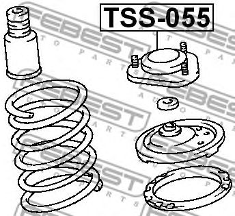 Купить FEBEST TSS-055 Опора амортизатора TOYOTA PREVIA 1990.05-1999.12 TSS-055